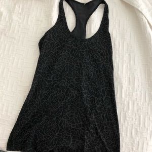 Black Lululemon tank size 8